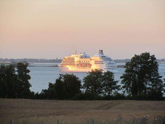 Schiffe gucken in der Wismarer Bucht