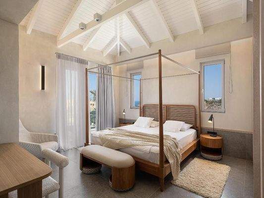 Kreta, Tersana: Wunderschöne Villa mit atemberaubendem Meer- und Sonnenuntergangsblick zu verkaufen