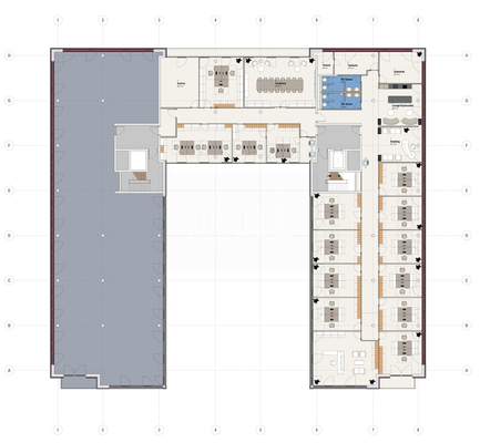 4. OG - Ost + Mitte	850,05 m² 