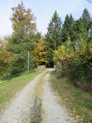 gute befestigte Zufahrt 