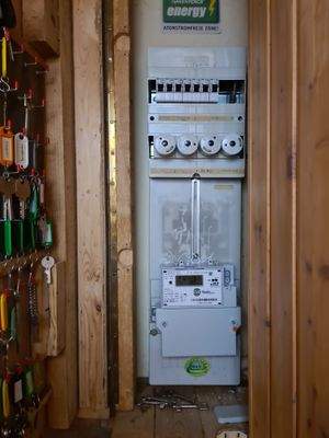 Elektroschrank mit Zähler (KG)