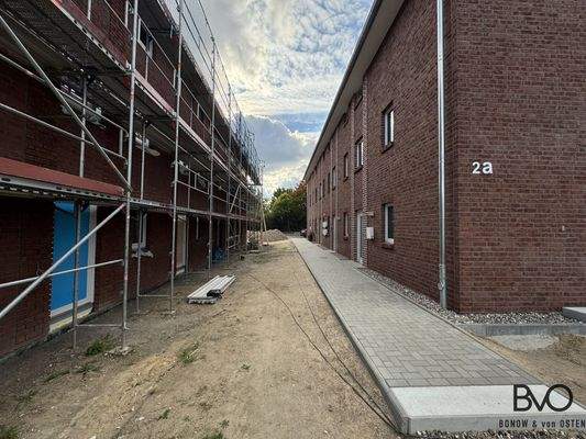 Zugang zu den Wohnungen