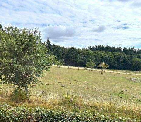 Sicht hinter dem Haus 