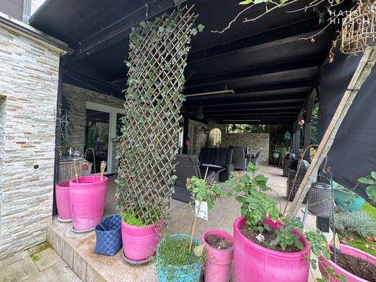 überdachte Terrasse