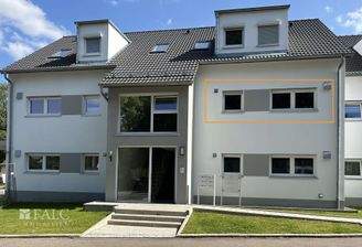 Außenansicht mit Markierung OG