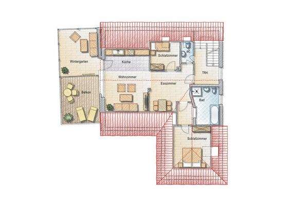 Grundriss Obergeschoss
