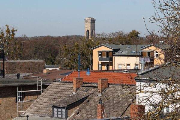 Blick zum Wasserturm