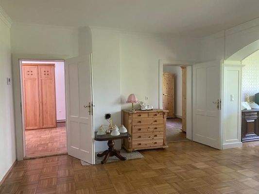 Wohnzimmer Richtung Schlafräume