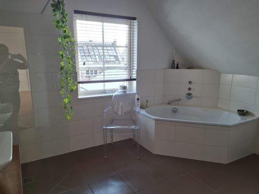 Badewanne im Obergeschoss