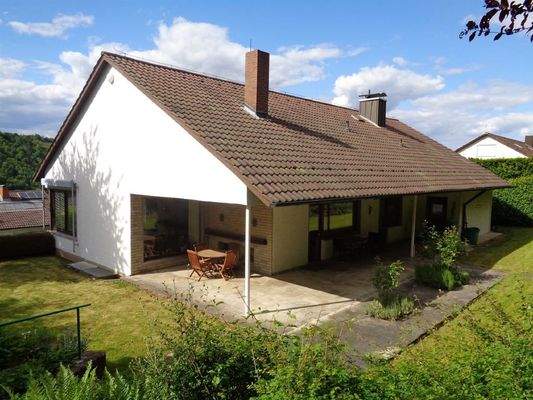 Hausansicht vom Garten