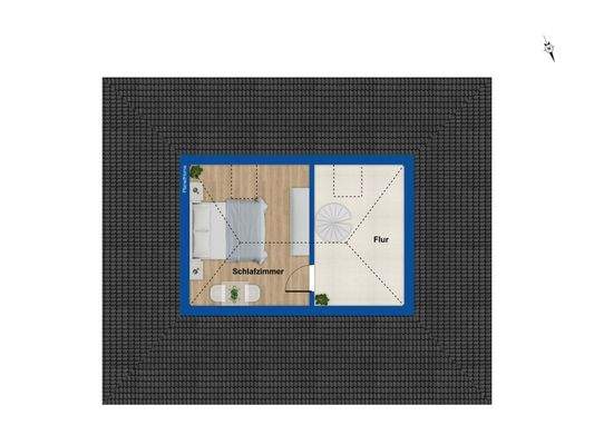 Grundriss Dachgeschoss