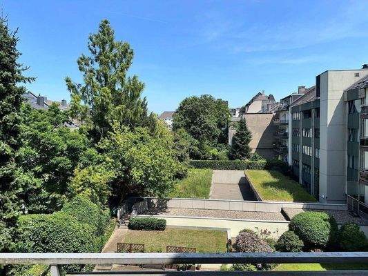 Aussicht Balkon hinten