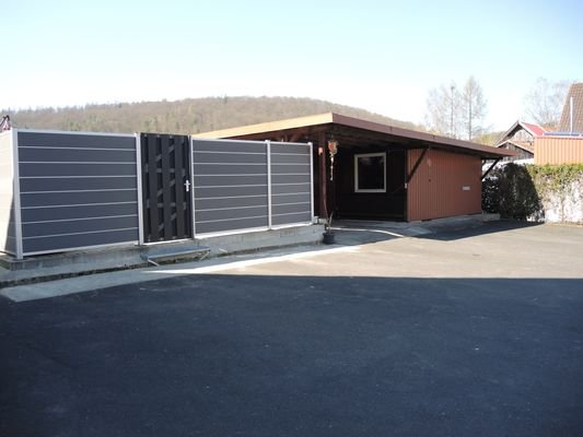 Terrasse, Pergola, Parkplätze