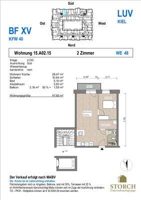 Grundriss WE 48 Baufeld XV 
