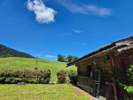 Blick vom Grundstück nach Südwesten....