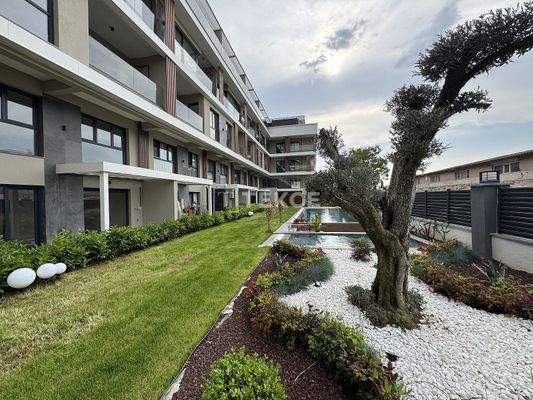 Wide Apartments in a Complex with Pool in Bornova