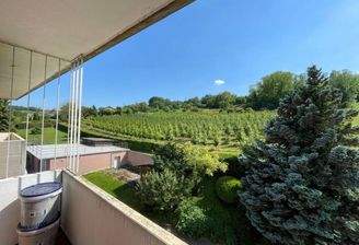 Blick vom Balkon