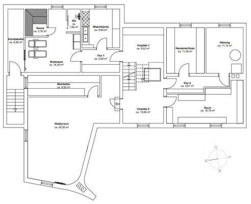 Grundriss Kellergeschoss