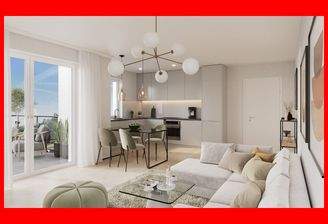 Visualisierung Wohn- & Esszimmer