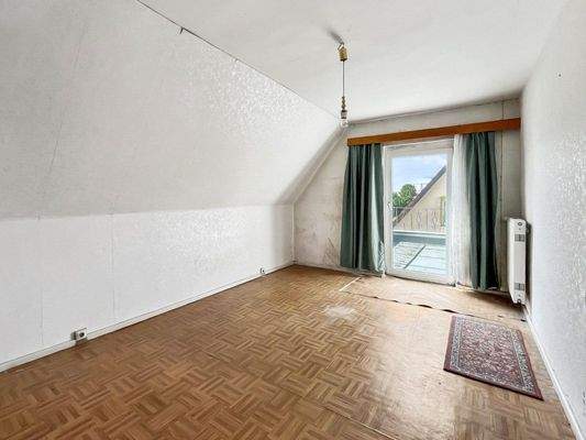 Schlafzimmer mit Terrasse