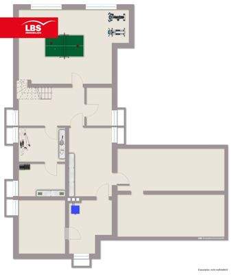 Kellergeschoss - rechte Seite Kriechkeller