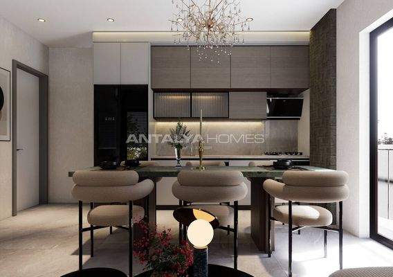 Elegant Flats in a Complex with Pool and Sauna in Alanya