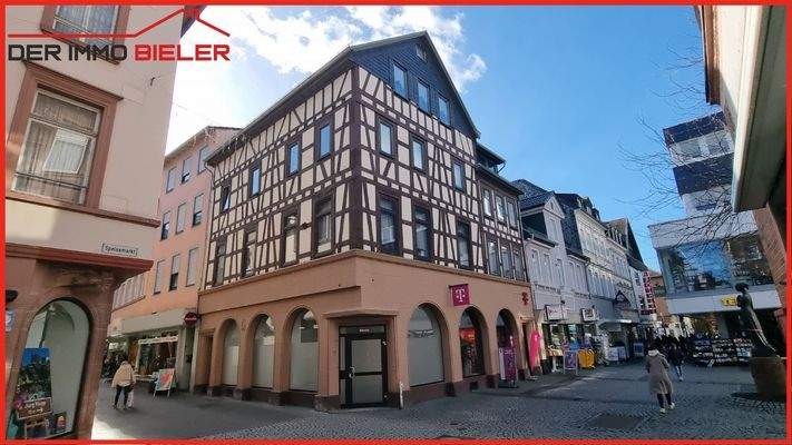 Mitten in der Fußgängerzone