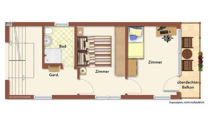 Grundriss Zwischenebene