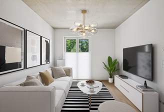 Wohnzimmer Musterwohnung