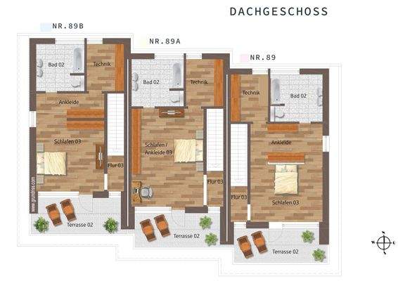 GR Dachgeschoss Varianten