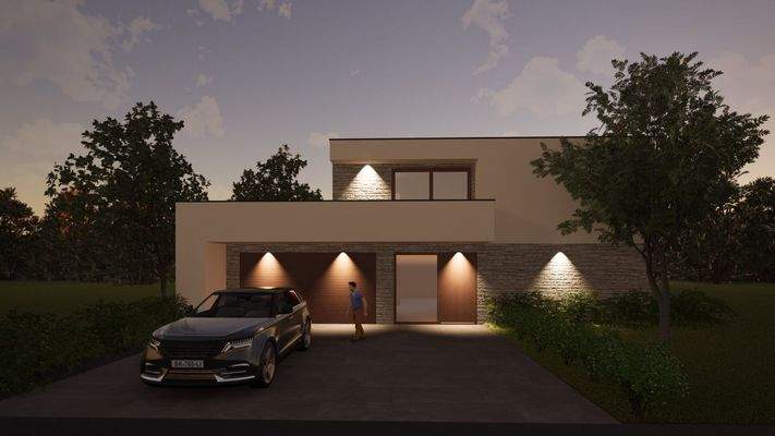 Planungsbeispiel bei Nacht 