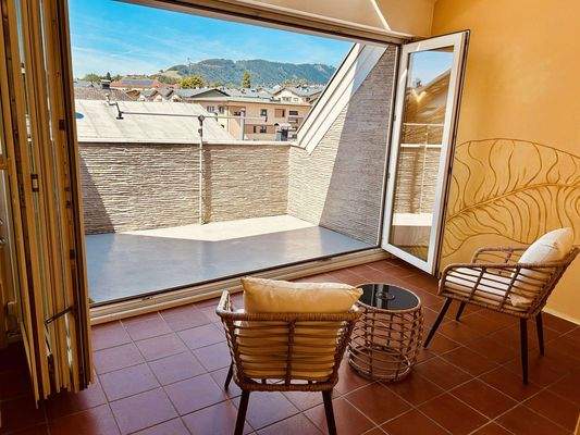 Loggia offen zu Balkon