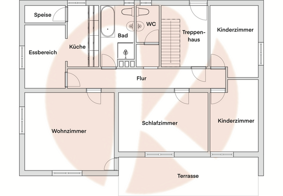 Raumaufteilung EG + OG
