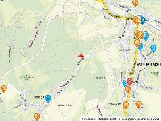 Geolyzer Kartenausschnitt