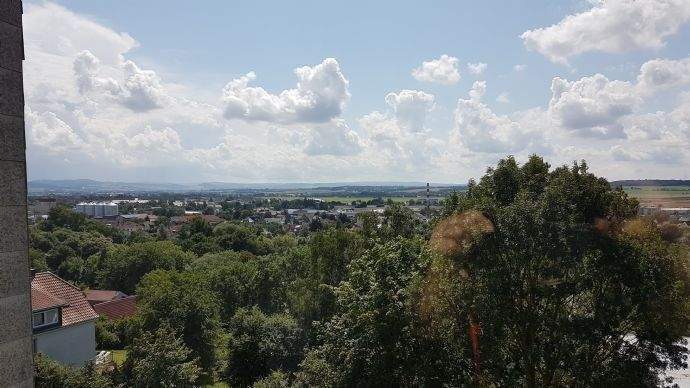 Ausblick vom Wohnzimmer über Fritzlar