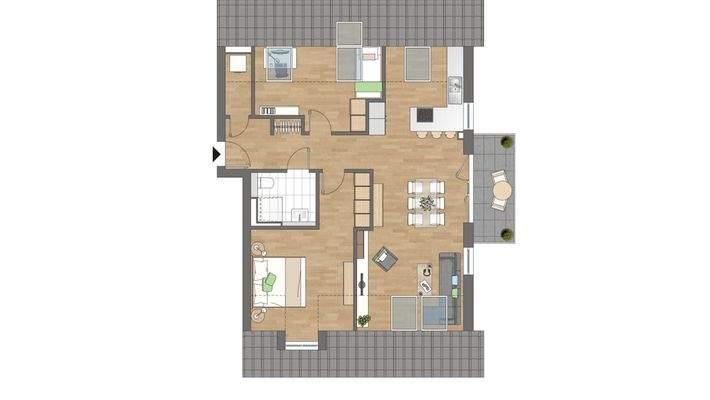 Grundriss Wohnung 10