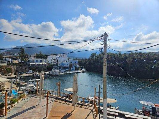 Kreta, Sisi: Wohnung im Zentrum mit fantastischem Meerblick zu verkaufen