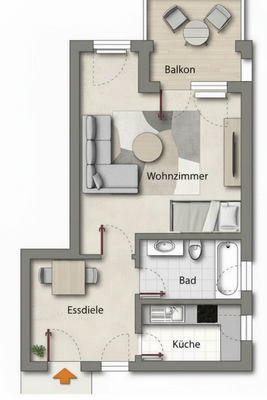 Grundrissdarstellung