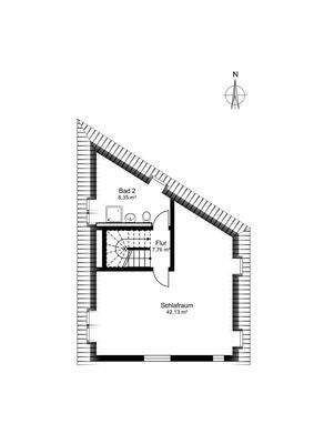 Grundrissplan Dachgeschoss