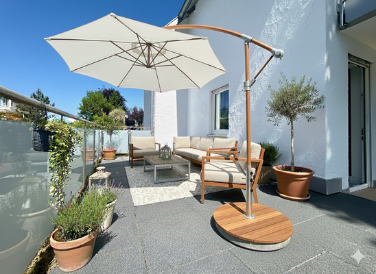 Gestaltungsbeispiel der Dachterrasse