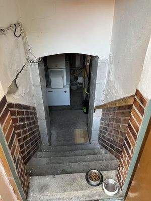 Treppenabgang Heizungsraum