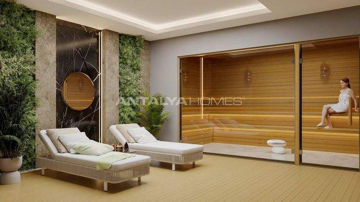 Flats in a Complex Close to the Beach in Alanya