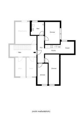 Grundriss (nicht maßstäblich)