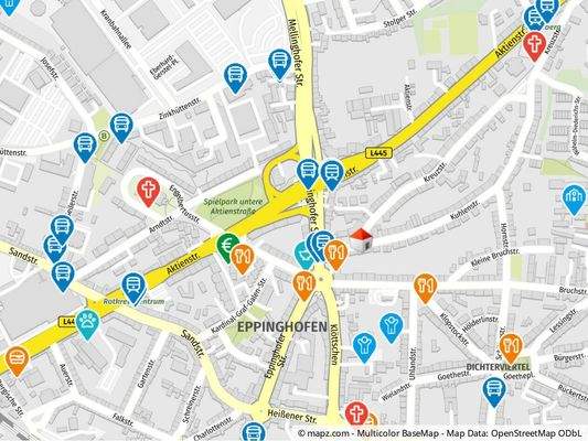 Geolyzer Kartenausschnitt