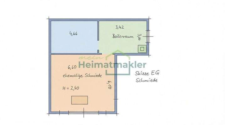Grundriss EG Schmiede