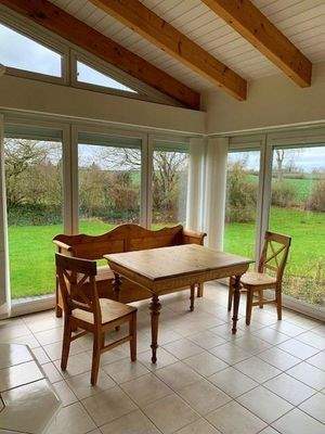 Kaminzimmer mit Gartenblick EG