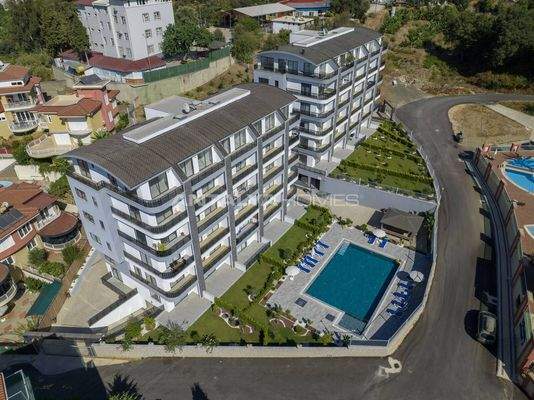 Sea View Apartments in a Contemporary Project in Alanya