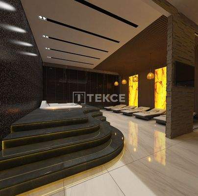 Flats in a Seafront Complex in Mahmutlar Alanya