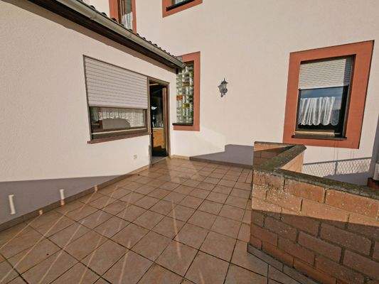 Terrasse Zutritt von der Küche