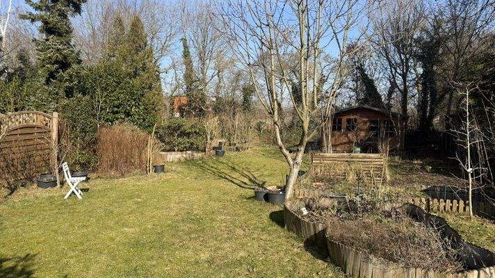 Der weitläufige Garten